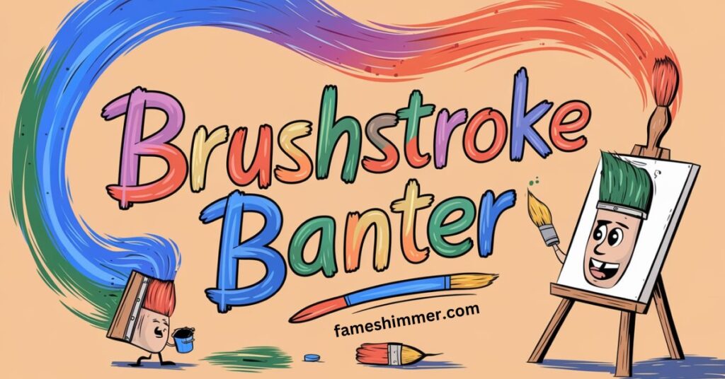 A colorful brushstroke bander designed to make writing fun and engaging for children, enhancing their learning experience.